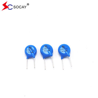 07D Serisi MOV Metal Oksit Varistor 07D820K / 07D820KJ Ф7mm 82V Voltaj 1200A