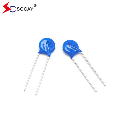 10D Serisi Metal Oksit Varistor 10D820K / 10D820KJ Ф10mm 135VC Belirli Güç 0.4W