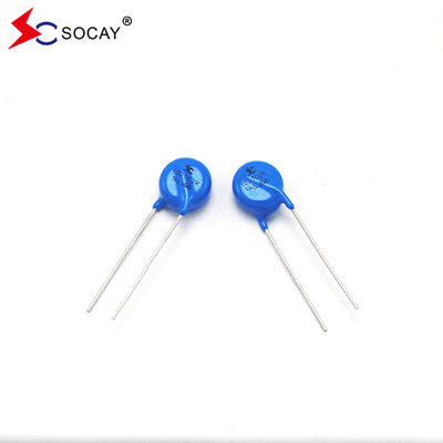 10D Serisi Metal Oksit Varistor 10D820K / 10D820KJ Ф10mm 135VC Belirli Güç 0.4W