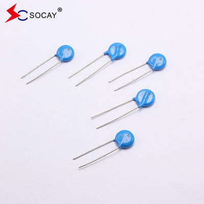 10D Serisi Metal Oksit Varistor 10D820K / 10D820KJ Ф10mm 135VC Belirli Güç 0.4W