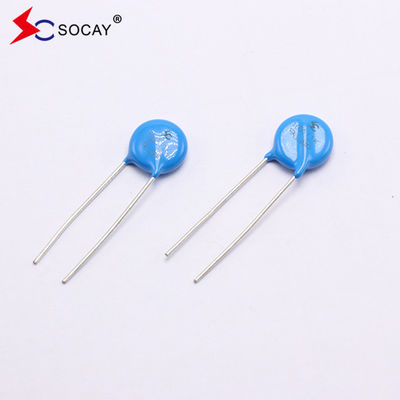 10D Serisi Metal Oksit Varistor 10D820K / 10D820KJ Ф10mm 135VC Belirli Güç 0.4W