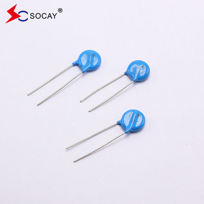 10D Serisi Metal Oksit Varistor 10D820K / 10D820KJ Ф10mm 135VC Belirli Güç 0.4W
