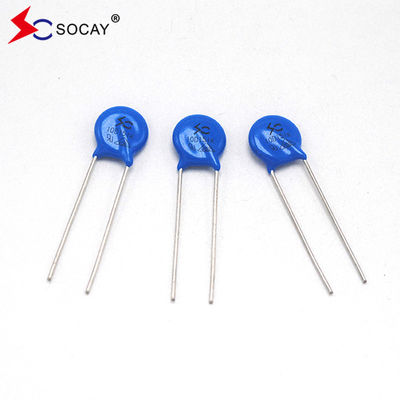10D Serisi Metal Oksit Varistor 10D820K / 10D820KJ Ф10mm 135VC Belirli Güç 0.4W