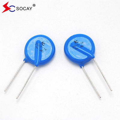 Ф20mm Metal Oksit Varistor 20D101K / 20D101KJ Geniş Çalışma Voltajı V1mA 18V - 1800V