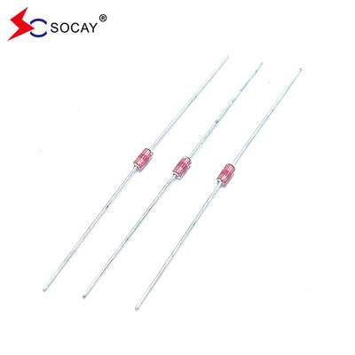 Aksyal kurşun cam boşaltma tüpü SCA-141N 1.0pF 8/20μS 500A kıvılcım boşluğu koruyucuları