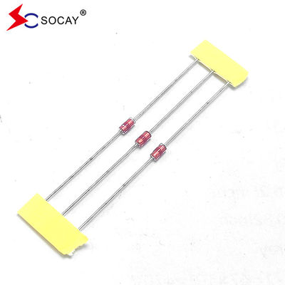 Aksyal kurşun cam boşaltma tüpü SCA-141N 1.0pF 8/20μS 500A kıvılcım boşluğu koruyucuları