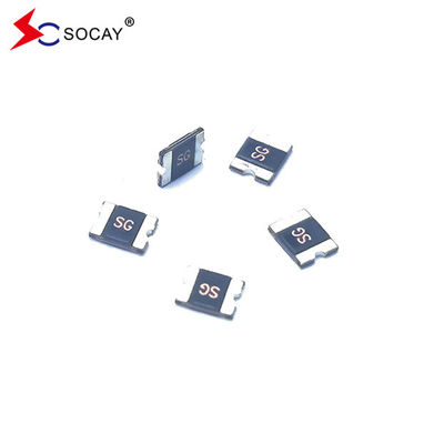 PPTC SMD Yeniden ayarlanabilir sigorta tutma akımı 0.5A Rated Voltaj 16Vmax 0.6W Tipik Güç