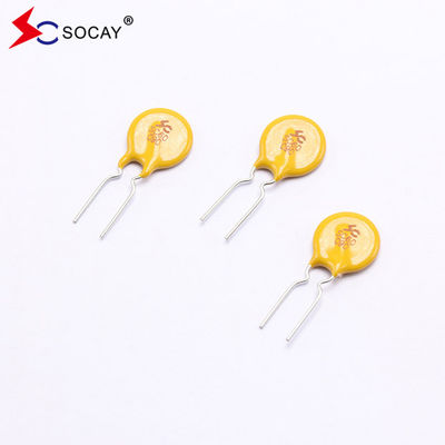 Radial Kurşun PPTC Yeniden ayarlanabilir sigorta SC60-090CW0D I 0.9A maksimum gerilim 60Vdc