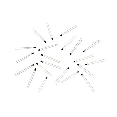 MF52-CP Serise MF52-502F3470FBCP RoHS Uyumlu İnci Şekilli NTC Termistoru -40 ~ 125 ortam sıcaklığı için