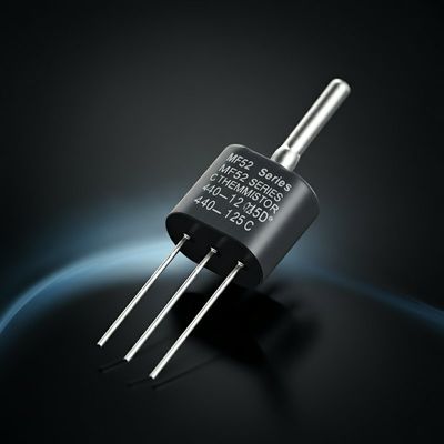 MF52 Serisi RoHS uyumlu ve -40 ~ 125 derece C çalışma sıcaklığı olan NTC Termistor